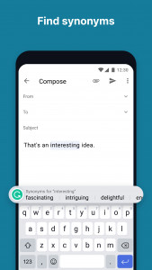 اسکرین شات برنامه Grammarly - Grammar Keyboard 3