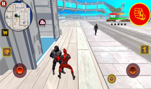 اسکرین شات برنامه Grand Light Speed Robot : Superhero Fight 3