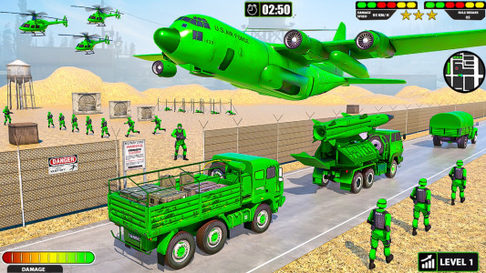 اسکرین شات برنامه Army Vehicle Transport Game 6