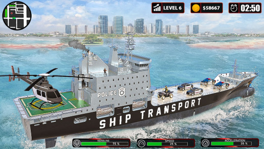 اسکرین شات برنامه Army Vehicle Transport Game 4