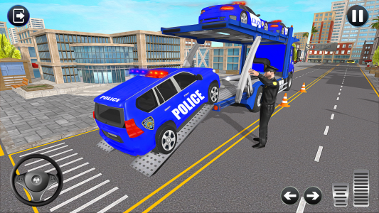 اسکرین شات برنامه Grand Police Transport Truck 3