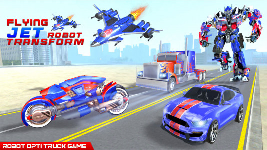 اسکرین شات برنامه Jet Robot Car :Robot Car Games 5
