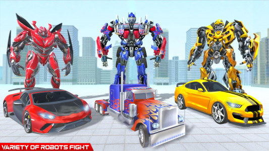اسکرین شات برنامه Jet Robot Car :Robot Car Games 2
