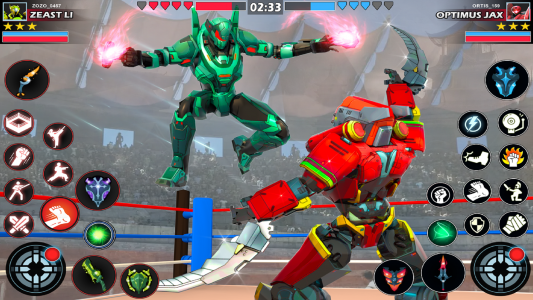 اسکرین شات بازی Robot Kung Fu Fighting Games 5