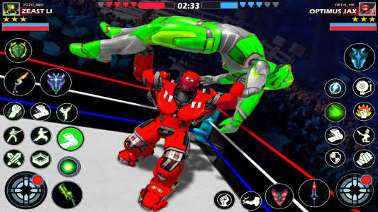 اسکرین شات بازی Robot Kung Fu Fighting Games 2