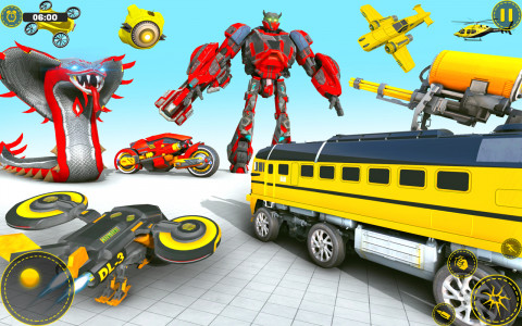 اسکرین شات بازی Snake Car Robot Transform War 4