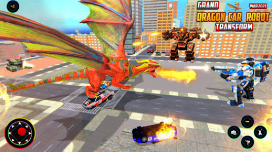 اسکرین شات برنامه Grand Robot Dragon Transform War 8