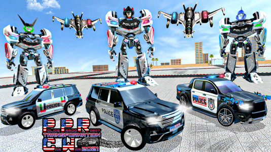اسکرین شات برنامه Police Prado Robot Car Games 1