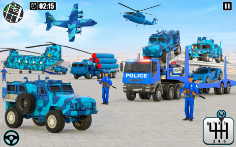 اسکرین شات برنامه Police Cargo Truck Transporter 2