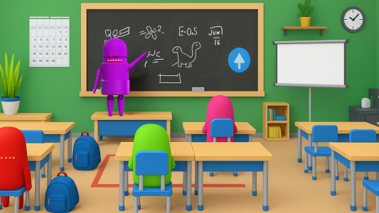 اسکرین شات 4 برنامه Bad Student: School Chaos