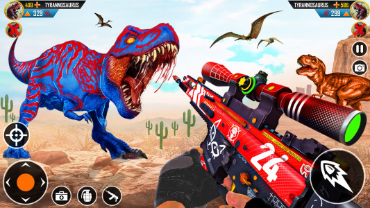 اسکرین شات برنامه Wild Dinosaur Hunting Zoo Game 6