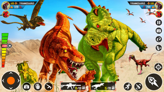 اسکرین شات برنامه Wild Dinosaur Hunting Zoo Game 7