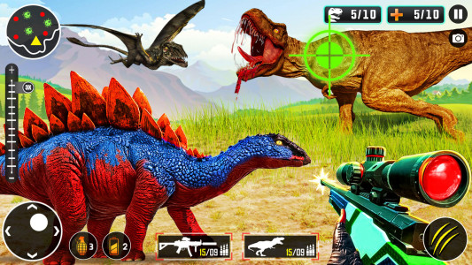 اسکرین شات برنامه Wild Dinosaur Hunting Zoo Game 3