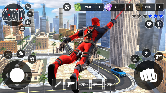 اسکرین شات 3 برنامه Super Hero Robot Speed 3D Game