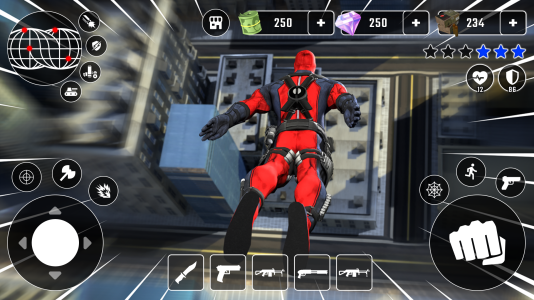 اسکرین شات 5 برنامه Super Hero Robot Speed 3D Game