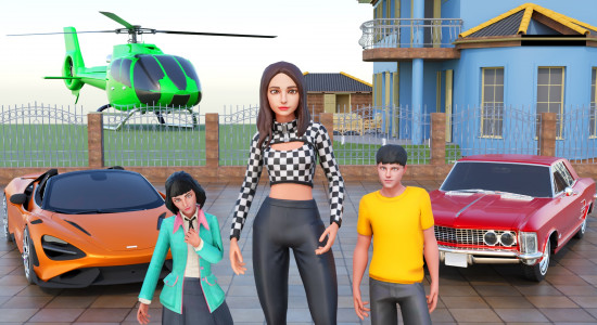 اسکرین شات بازی Billionaire Business Mom Sim 3