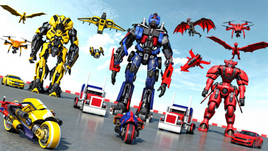 اسکرین شات برنامه Grand Robot Bike Transform War 4