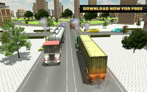اسکرین شات بازی Euro Truck Driver Simulator 2019: Free Truck Games 7