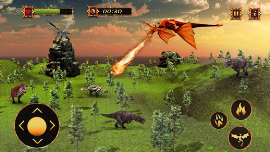 اسکرین شات بازی Grand Dragon Fire Simulator - Epic Battle 2019 2