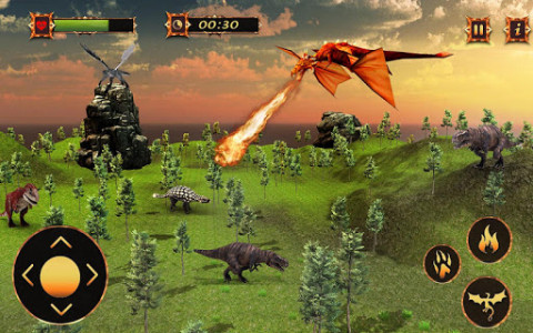 اسکرین شات بازی Grand Dragon Fire Simulator - Epic Battle 2019 7