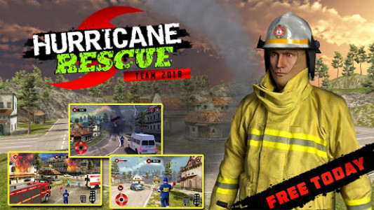 اسکرین شات بازی Hurricane Rescue Simulator 2018 - Ambulance Rescue 5