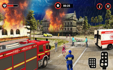 اسکرین شات بازی Hurricane Rescue Simulator 2018 - Ambulance Rescue 8