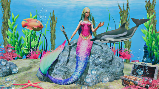 اسکرین شات بازی Mermaid Simulator 3D Sea Games 4