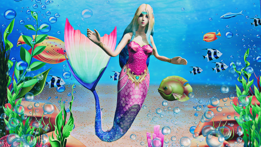اسکرین شات بازی Mermaid Simulator 3D Sea Games 3