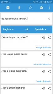 اسکرین شات برنامه Translate Box - multiple translators in one app 1