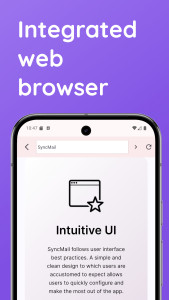 اسکرین شات 4 برنامه iMail: Sync mail securely