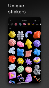 اسکرین شات 4 برنامه Graphionica: insta story maker