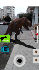 اسکرین شات 1 برنامه Dinosaurs 3D World AR Jurassic