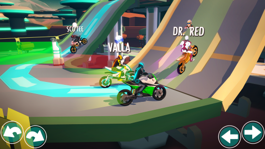 اسکرین شات بازی Gravity Rider: Space Bike Race 8