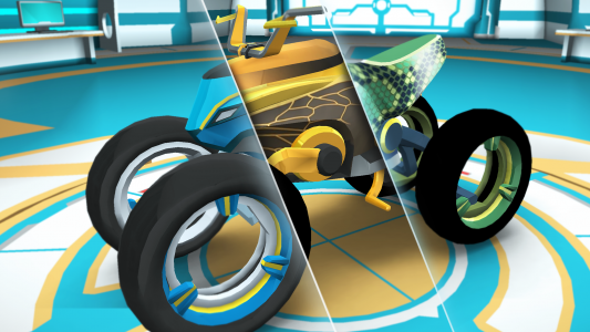 اسکرین شات بازی Gravity Rider: Space Bike Race 1