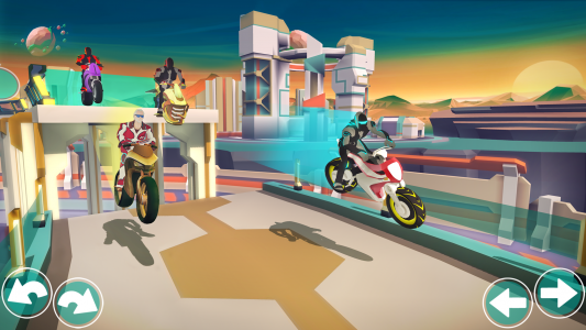 اسکرین شات بازی Gravity Rider: Space Bike Race 7