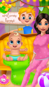 اسکرین شات 1 بازی babyshower party game