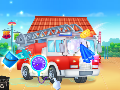 اسکرین شات 1 بازی Truck wash games for boys