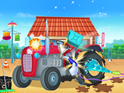 اسکرین شات 3 بازی Truck wash games for boys