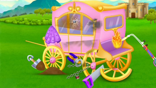 اسکرین شات 2 بازی Princess house cleaning Repair