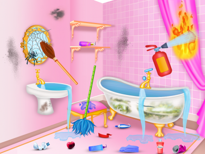 اسکرین شات بازی Princess house cleaning advent 1