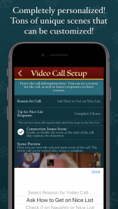 اسکرین شات برنامه Speak to Santa™ - Video Call 5