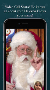 اسکرین شات برنامه Speak to Santa™ - Video Call 1