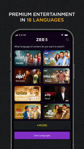 اسکرین شات برنامه ZEE5 Movies, Web Series, Shows 7