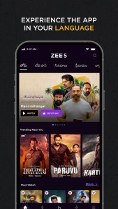 اسکرین شات برنامه ZEE5 Movies, Web Series, Shows 3