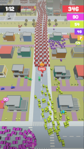 اسکرین شات بازی Crowd Drift Cars City io 4