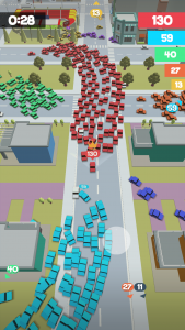 اسکرین شات بازی Crowd Drift Cars City io 2