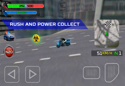 اسکرین شات بازی Zombie City Police MotorCycle 3