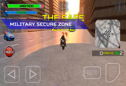 اسکرین شات بازی Zombie City Police MotorCycle 4