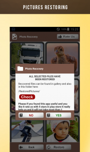 اسکرین شات برنامه Deleted Photo Recovery 5