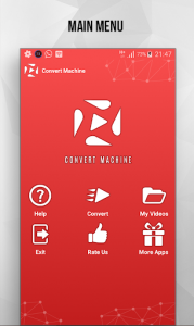 اسکرین شات برنامه Convert Machine : Video Converter 2